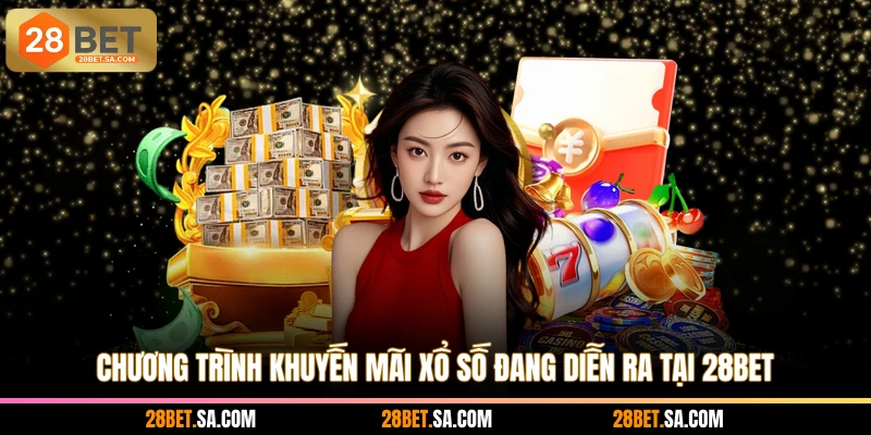 Chương trình khuyến mãi xổ số đang diễn ra tại 28BET
