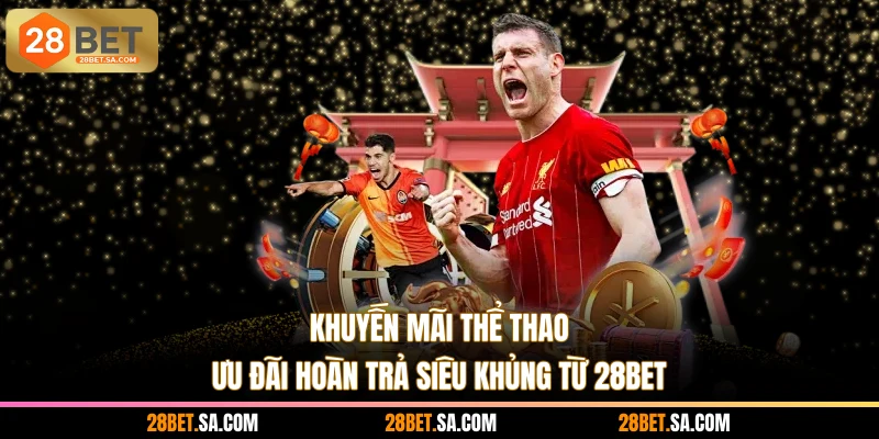 Khuyến Mãi Thể Thao - Ưu Đãi Hoàn Trả Siêu Khủng Từ 28BET
