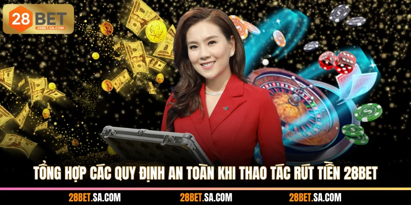 Tổng hợp các quy định an toàn khi thao tác rút tiền 28BET